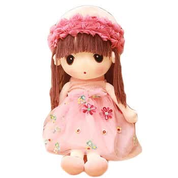 可爱花仙子菲儿布娃娃洋娃娃公仔毛绒玩具公主睡觉抱枕小女孩玩偶小