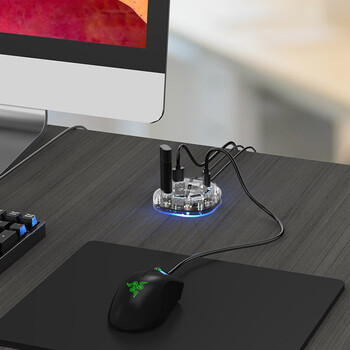 奥睿科（ORICO）USB3.0分线器7口HUB扩展坞笔记本电脑一拖七转换器多口集线器电源接口1米