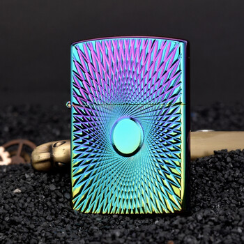 祝融 新品佐罗902回旋转黄铜煤油打火机老式防风男士便携送礼自用