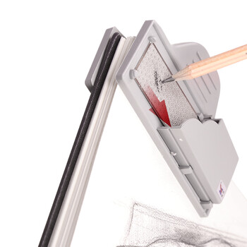 中盛画材 素描炭笔磨笔器铅笔磨铅器炭条彩铅笔尖打磨器素描磨笔砂纸板美术生专用艺考学生画画夹纸夹子燕尾美术写生