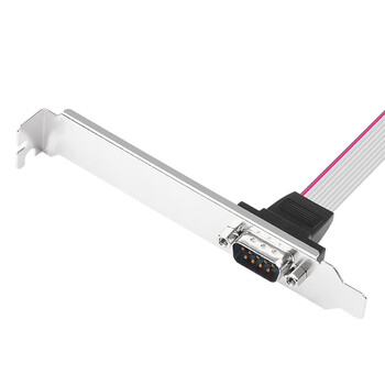 魔羯 MOGE MC8331 台式机主板 COM口/单串口全高挡板线 9针档板线 COM口引线连接线RS232接口