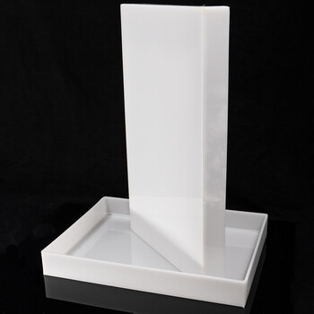 海斯迪克 HKCL-528 实验室耐酸碱塑料托盘 PP试剂加厚托盘 防渗漏托盘 50*30*5cm