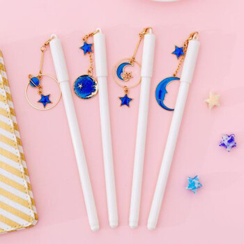 鹤彩圆珠笔女生网红吊坠笔挂件中性笔创意个性可爱少女心圆珠笔卡通