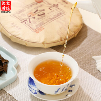 太姥缘香 福鼎白茶太姥山白茶 2015年老白茶饼 茶叶礼盒礼品礼物350g*2 太姥缘香 福鼎白茶太姥山白茶 2015年老白茶饼 茶叶礼盒礼品礼物350g*2