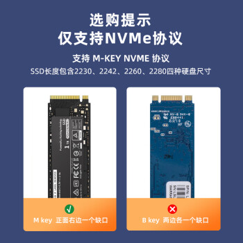 EB-LINK PCIe 4.0 X1转M2扩展卡满速单口M.2接口NVMe转接卡SSD固态硬盘