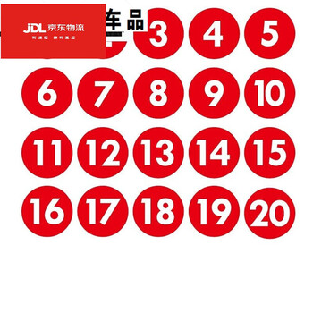 梅派 适用于2022新适用于车队编号数字贴纸防水号码贴车队机器编号 1