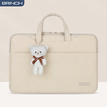 BRINCH女士手提笔记本电脑包15.6英寸适用小米华为大容量轻薄电脑包