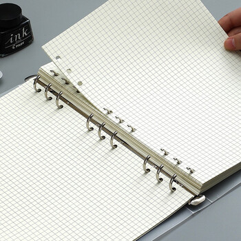 法拉蒙(faramon)A5活页替芯笔记本子6孔方格替换内芯加厚活页纸 A5方格内芯(5本装) 法拉蒙(faramon)A5活页替芯笔记本子6孔方格替换内芯加厚活页纸 A5方格内芯(5本装)