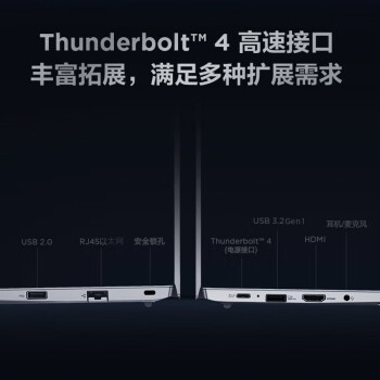 ThinkPad联想E14笔记本电脑 便携商务办公学生轻薄本 酷睿i7 16G 512G 100%sRGB 银色