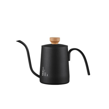 SIMELO 摩卡手冲壶 家用挂耳手冲咖啡壶 304不锈钢长嘴细口壶350ml 黑色 SIMELO 摩卡手冲壶 家用挂耳手冲咖啡壶 304不锈钢长嘴细口壶350ml 黑色