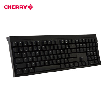 CHERRY樱桃 MX2.0S 机械键盘 游戏键盘 办公键盘 电脑键盘 全尺寸键盘 有线键盘 樱桃无钢结构 黑色红轴