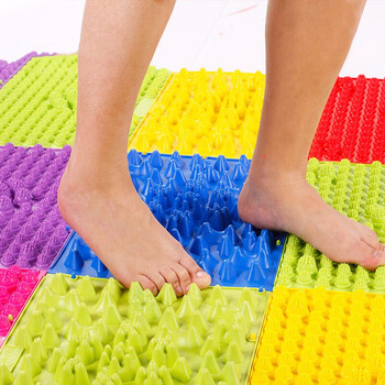 tpe指压板脚小冬笋大超痛硬版足脚底按摩垫跑男趾压板2940小冬笋粉色