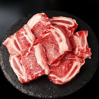 宏嘉睿顺丰冷运黑椒牛仔骨半成品黑椒牛小排儿童牛排肉2斤牛仔骨1000g