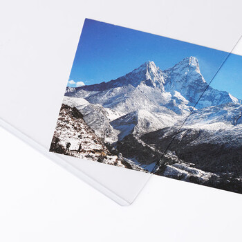 齐心(Comix) A1737展示卡片袋A4硬质营业执照副本保护套