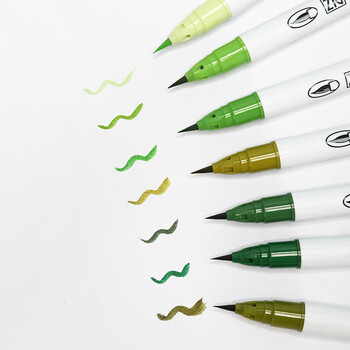 吴竹(KURETAKE)日本进口ZIG软尖笔水彩笔马克笔勾线笔12色套装RB-6000AT/12VA 吴竹(KURETAKE)日本进口ZIG软尖笔水彩笔马克笔勾线笔12色套装RB-6000AT/12VA