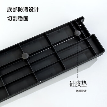 得力小型裁纸刀迷你切纸刀A4便携裁纸机裁切照片手动切纸机割纸刀美工刀裁剪器裁纸学生手工 黑