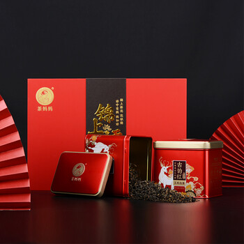 澜沧古茶2021年茶妈妈古韵红2罐红茶云南滇红高山茶叶礼盒300g