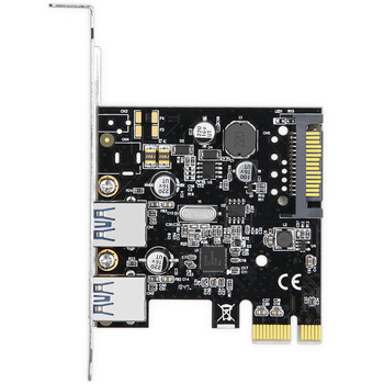MOGEPCIE x1转双口USB3.0扩展卡PCI-E转两口USB Gen1转接卡 瑞萨NEC芯片 MC2010