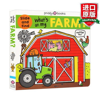 farm 英文原版 農場的組成 紙板拉拉書 兒童啟蒙認知 英文版 進口英語