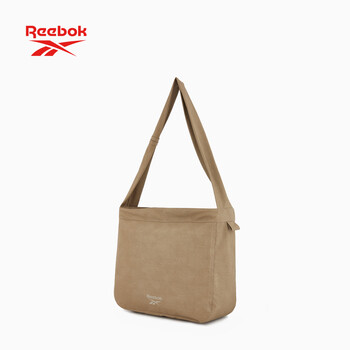 锐步防泼水耐磨轻量流浪包 户外通勤旅行单肩斜挎包大容量 摩卡色