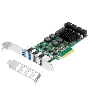 魔羯MOGE 八口扩展USB3.0转接卡PCIE转usb3.2 Gen1服务器工业控制高速相机设备 MC2027 魔羯MOGE 八口扩展USB3.0转接卡PCIE转usb3.2 Gen1服务器工业控制高速相机设备 MC2027