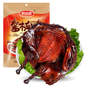 妙滋味 酱板鸭 湖南特产香辣板鸭肉零食卤味熟食 爆辣300g