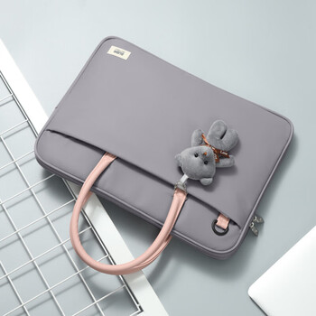 BUBM 手提电脑包15.6英寸女联想华为苹果小米单肩斜挎包时尚轻薄