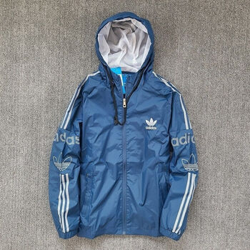 阿迪达斯 (adidas)22高品质春秋季三叶草外套男款休闲运动服宽松防