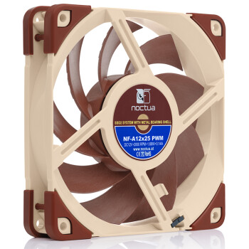 noctua NF-A12x25 PWM 12cm风扇（智能温控/4针冷排风扇/水冷排散热风扇 2000 PWM ）