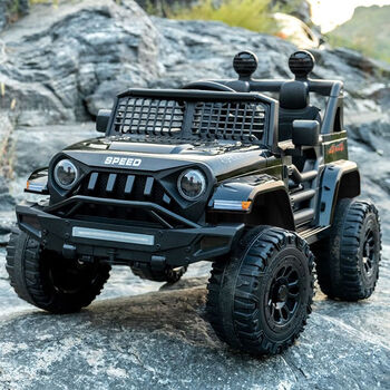 女宝宝遥控小汽车可坐玩具可坐人烤漆黑遥控12v锂电池四驱蓝牙皮座