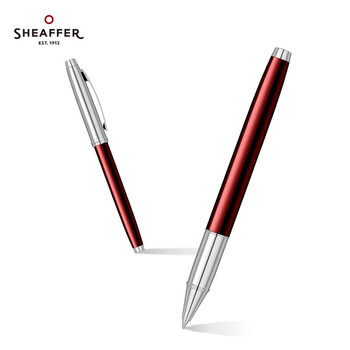 sheaffer宝珠笔 签字笔 签名笔高端轻奢商务练字笔男女定制刻字礼盒伴手礼 100系列 半透红珐琅
