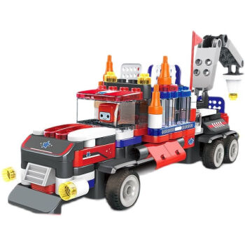 乐高大颗粒积木重型卡车儿童玩具布鲁克男孩益智拼插积木 布布百变