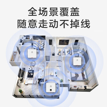 华为全屋wifi6套装3双网口86ap面板+POE交换机 一拖三家用无线千兆路由器AC+AP 企业级坤灵AP162E组网