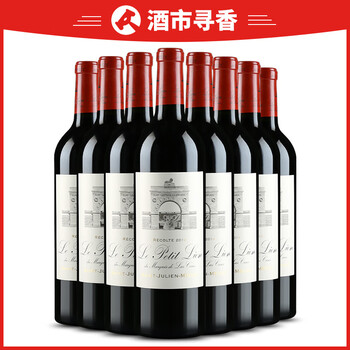 雄狮酒庄副牌干红葡萄酒 法国原瓶进口 750ml*8瓶 2014年 010332