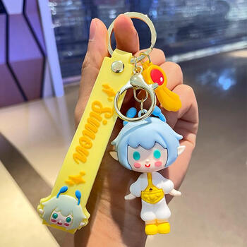 小花仙挂件 可爱小花仙钥匙链卡通情侣公仔创意汽车钥匙扣挂件包包