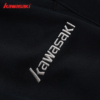 川崎（KAWASAKI）羽毛球服短裤男女中性款速干薄款运动裤Q3681 黑色 XL