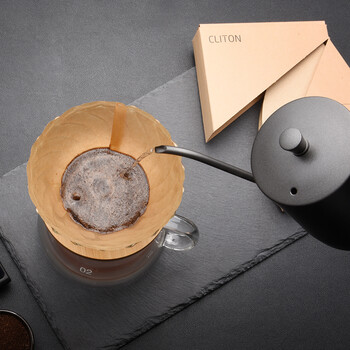 CLITON 304不锈钢手冲咖啡壶 旅行办公家用挂耳咖啡长嘴壶细口壶带盖 CLITON 304不锈钢手冲咖啡壶 旅行办公家用挂耳咖啡长嘴壶细口壶带盖