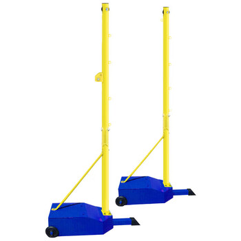 靓健羽毛球网架 移动训练比赛羽毛球网架羽毛球网柱含球网 标准款蓝色 靓健羽毛球网架 移动训练比赛羽毛球网架羽毛球网柱含球网 标准款蓝色