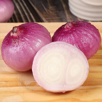 寻味君紫皮大洋葱农家红皮洋葱烧烤食材新鲜蔬菜严选3斤