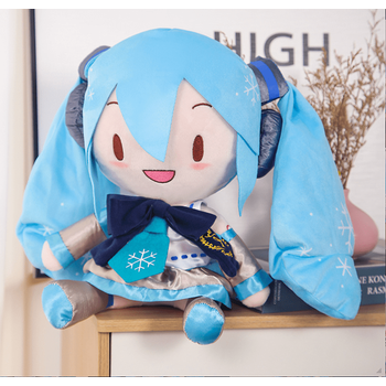 迪士尼初音未来 初音fufu公仔毛绒布安抚陪伴玩偶女孩房间少女心生日