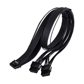 银昕（SilverStone）PP14-EPS RTX40系显卡线（PCIE 5.0/12+4 pin 12VHPWR/支持银欣三代电源）