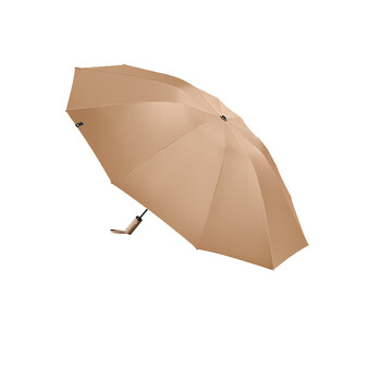 蕉下（beneunder）起始系列全自动雨伞三折防风加固折叠10骨伞 暮烟棕
