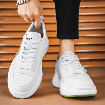 其乐手小白鞋男2023年春季新款白色鞋子百搭潮流男鞋春秋款时尚休闲