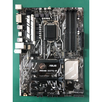 asus/华硕prime z270-p 1151针 支持i7-7700k超频 游戏级主板 浅黄色