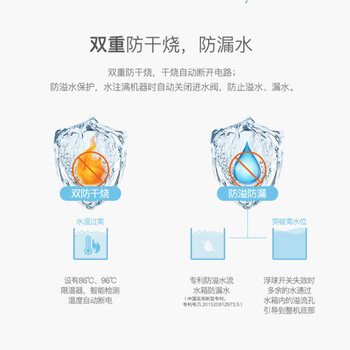 格力（GREE）速热壁挂式管线机即热式饮水机家用直饮机 冷热两用WTE-XB-031-D(白) 【ZMD安心系列】