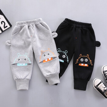 童装儿童裤子宝宝卡通长裤春季新款中小童休闲裤男女童收脚宽松裤子