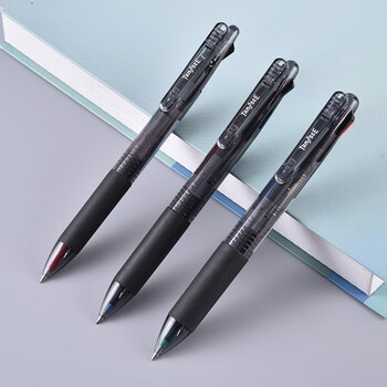 【开学必备】乐如诗(TANOSEE) 按动多色圆珠笔原子笔中油笔手账笔记多功能笔四色红黑蓝绿0.7mm(内附替芯1支)棕色杆1支 【开学必备】乐如诗(TANOSEE) 按动多色圆珠笔原子笔中油笔手账笔记多功能笔四色红黑蓝绿0.7mm(内附替芯1支)棕色杆1支