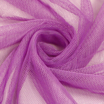 软网纱加密布料面料网纱软纱网眼纱布料演出服网布网眼布 紫红/10米价