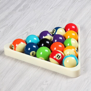 劲南中式黑8台球摆球架台球三角架ABS台球配件