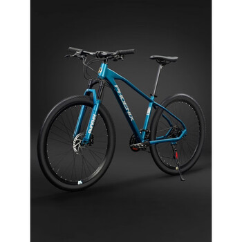 speed500城市通勤蓝色油刹铝合金山地车自行车学生成人男女青少年锁死